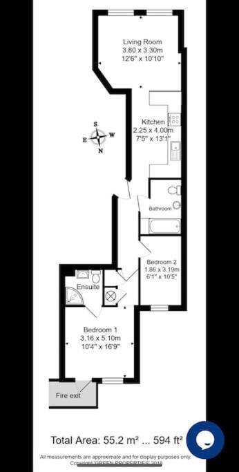 Sea View - 2 Bedroom - West Pier - Brighton Beach Экстерьер фото